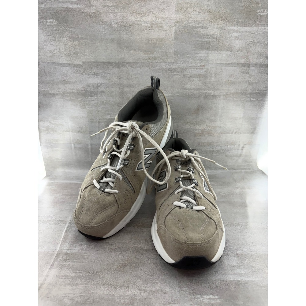 New Balance 608 Men Training Shoes Grey White MX608GG5 Size 10.5 2E